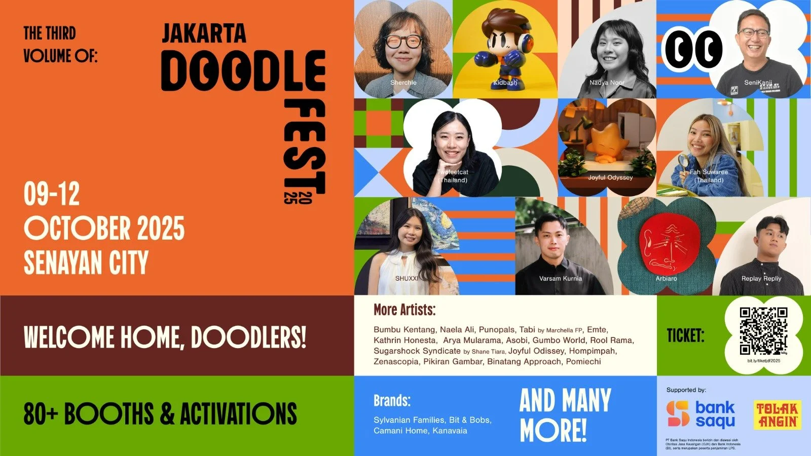Jakarta Doodle Fest Edisi Ke-3 hadirkan tema “Welcome Home, Doodlers!”