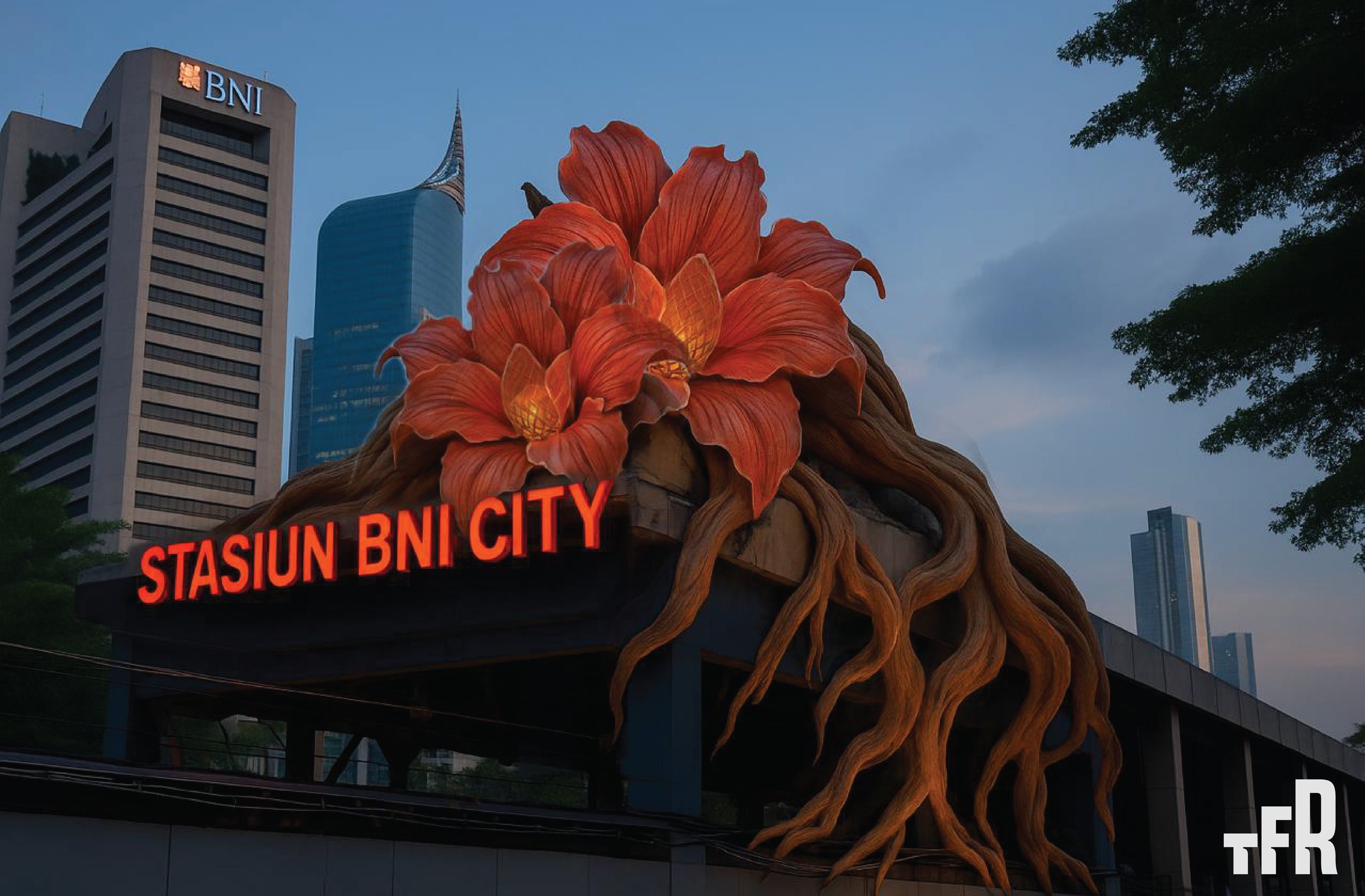 Nusae sulap Stasiun Sudirman Baru BNI City jadi instalasi seni lewat SCENIC Art Station