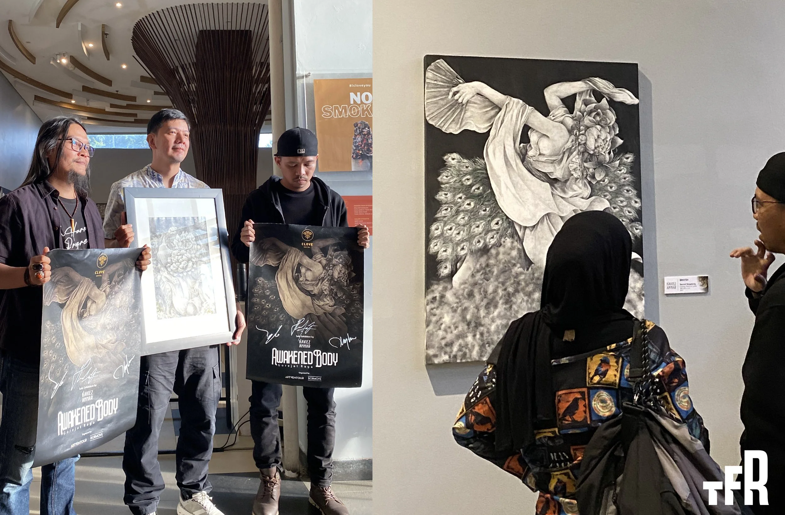 Pameran tunggal Haviez Ammar “Gorejat Raga” digelar di Clove Hotel Bandung hingga Februari 2026