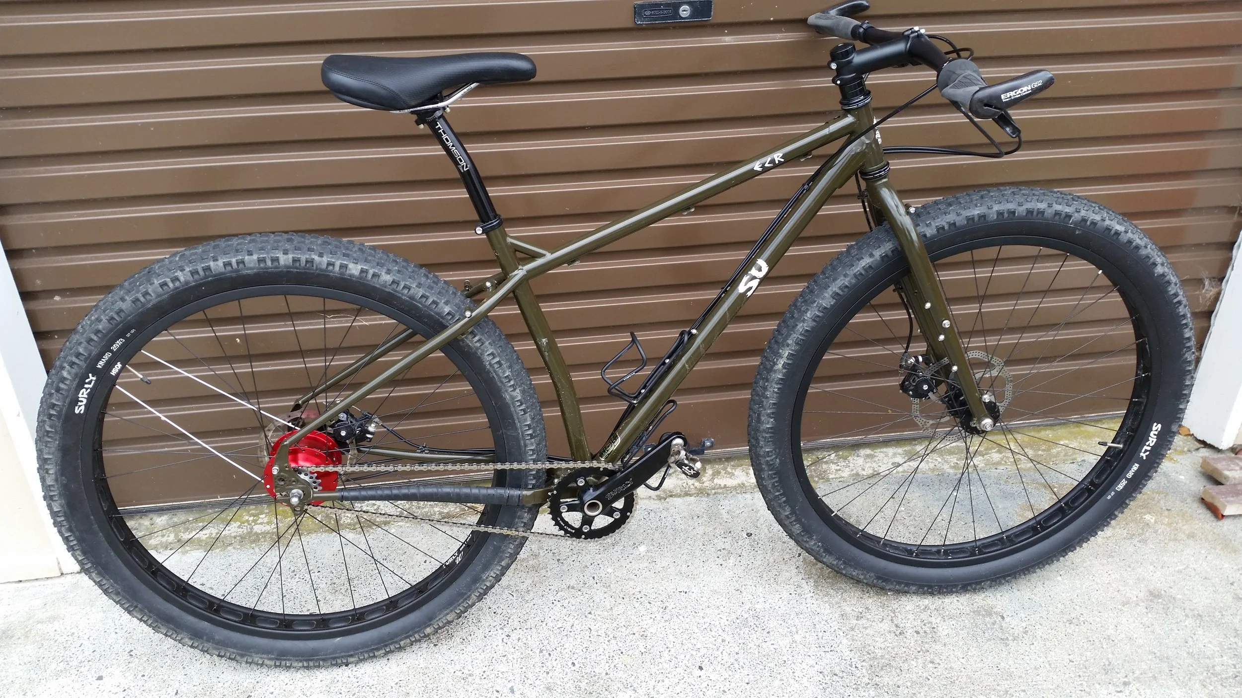Bike Build for Josh Kench - When you ride a bike as much as Josh does then you need some thing that will last. Josh provided the bike, we upgraded it to a Rohloff