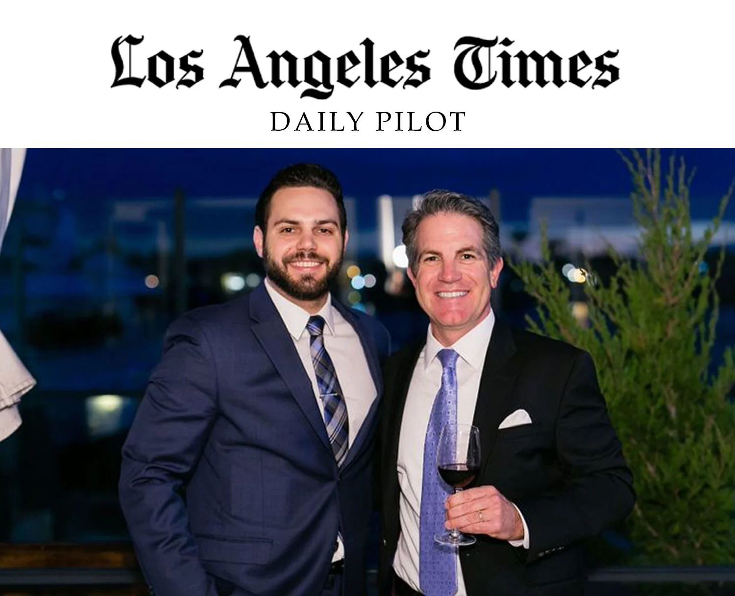 Chris Delfs and Morgan Christen attend a Newport Beach Foundation event at the Balboa Bay Resort in Newport Beach. (Photo courtesy of the Newport Beach Foundation)