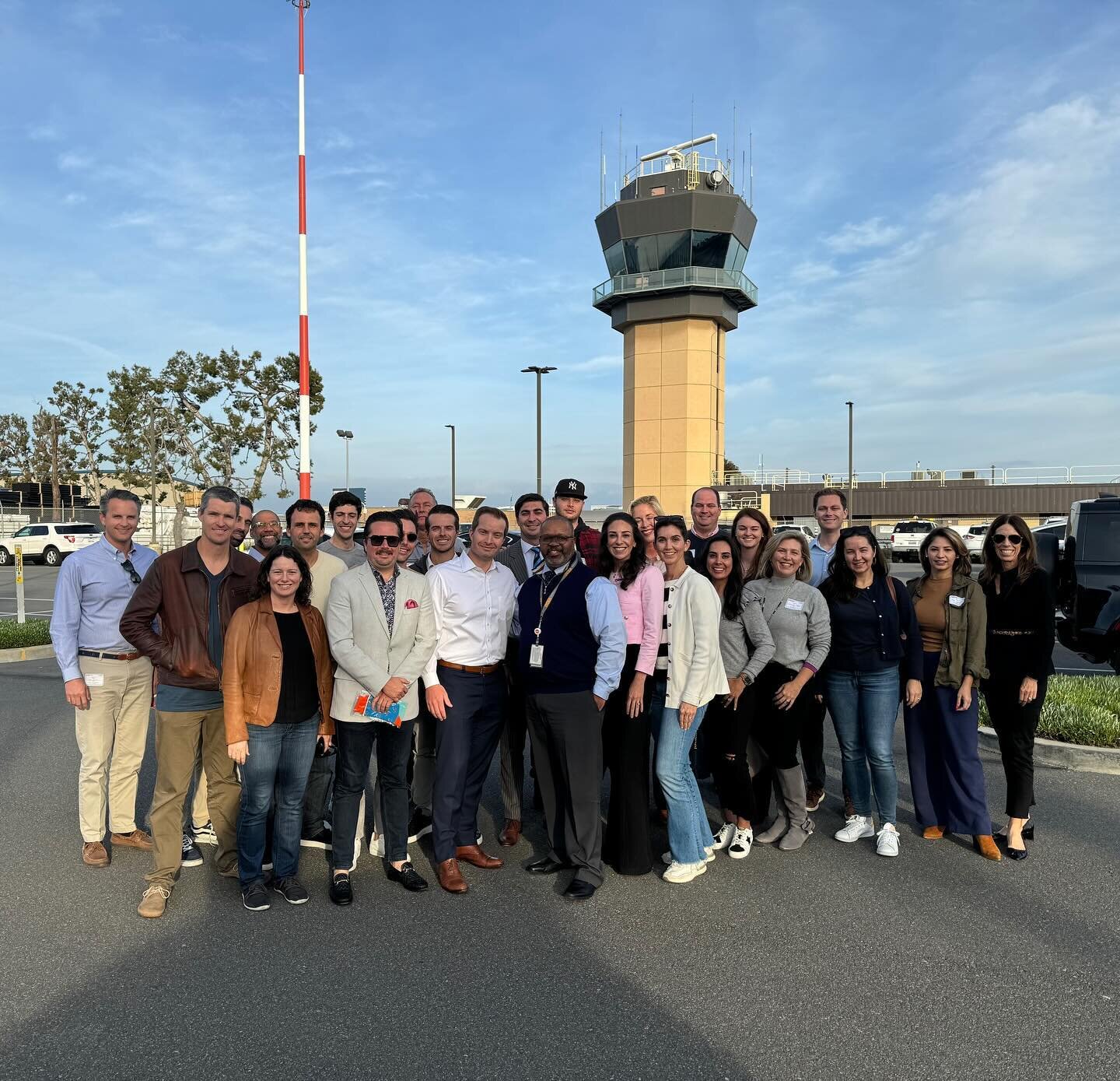 Thank you to board member @drewteicheira for setting up an eventful private tour of @johnwayneair !

Our DCP graduates learned about how important the airport is to our county.