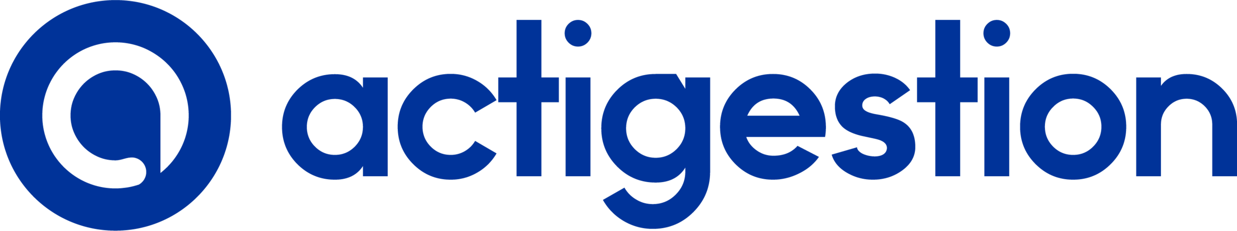 Le logo d'Attribution, un symbole bleu circulaire avec une flèche pointant vers la droite, à côté du mot 'attribution' écrit en lettres bleues.