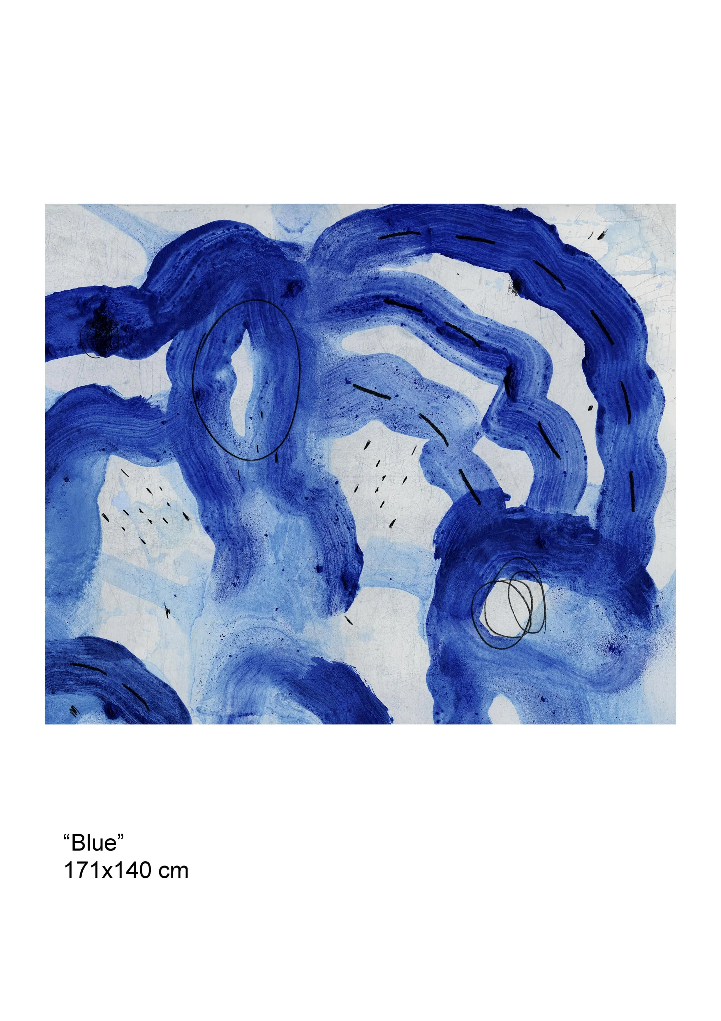 Blue I by Pedro Pena