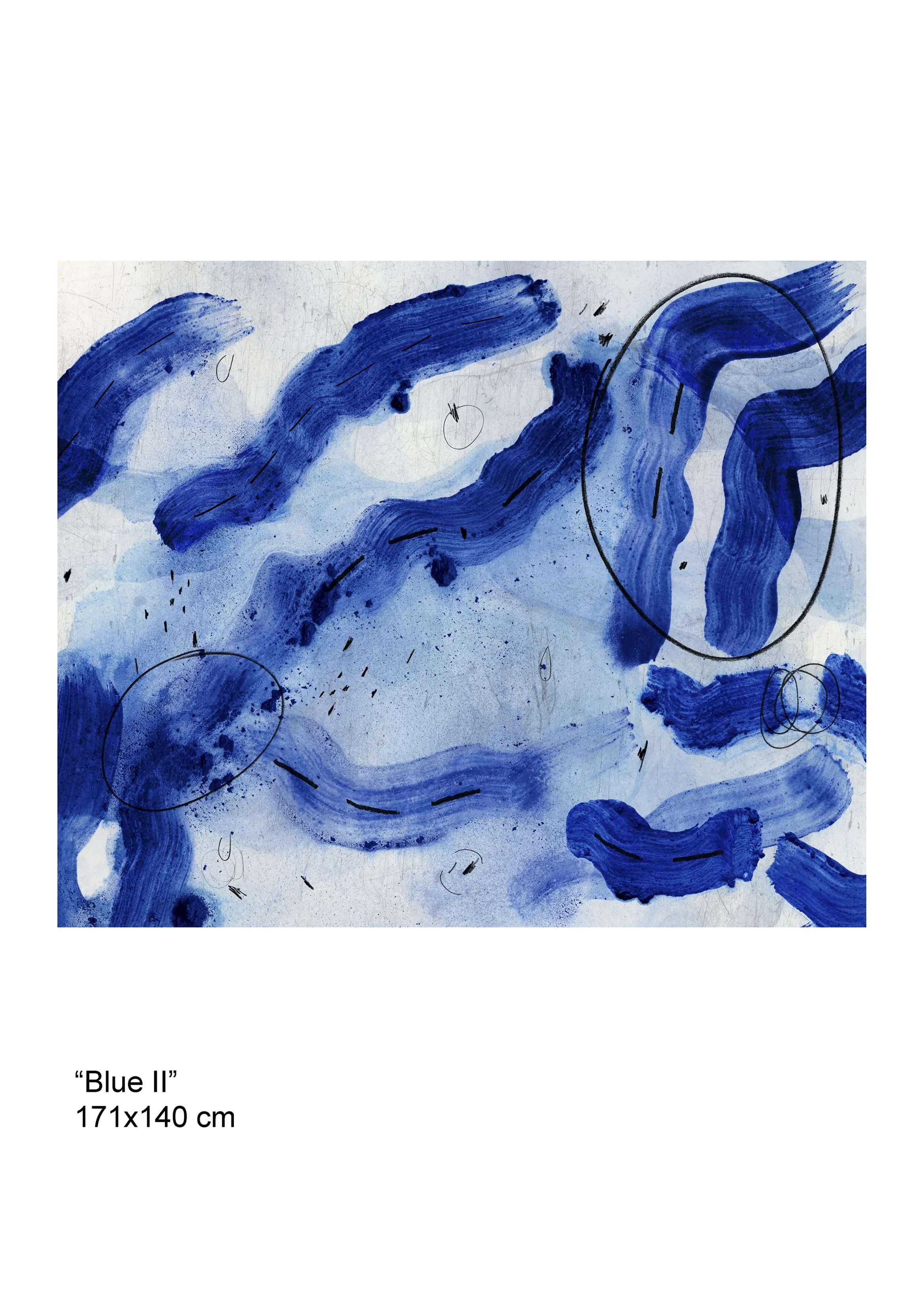 Blue II by Pedro Pena