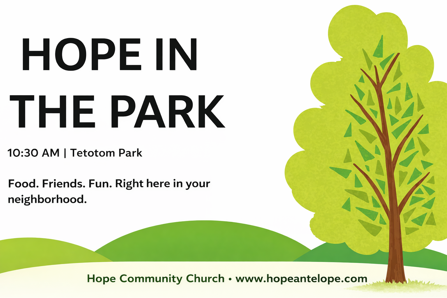 Hope In The Park