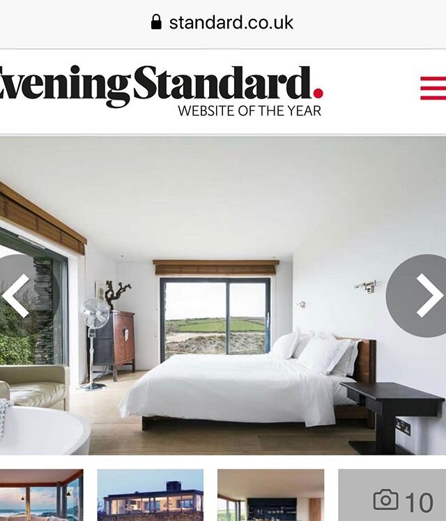 Cancelling your holiday abroad? Camel Quarry house, secluded and private. Thank you #eveningstandard.