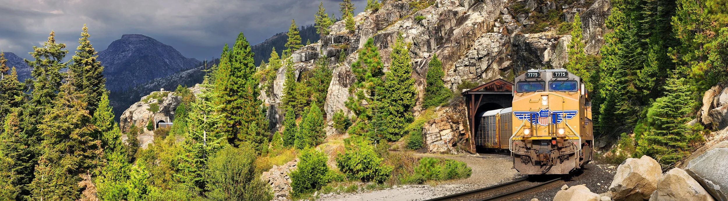 Yuba Pass Rail Panorama