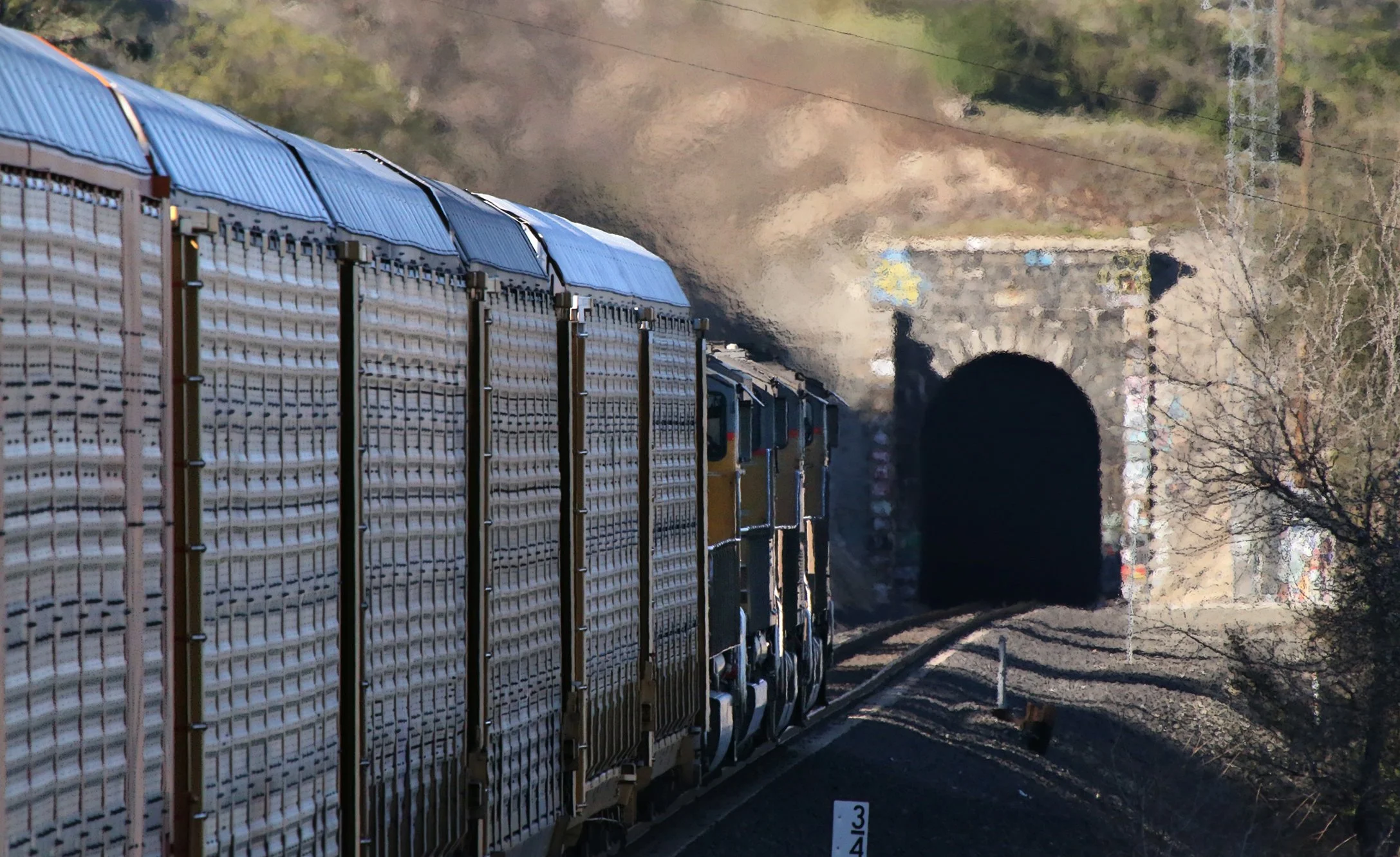 Rail Action at Rocklin CA
