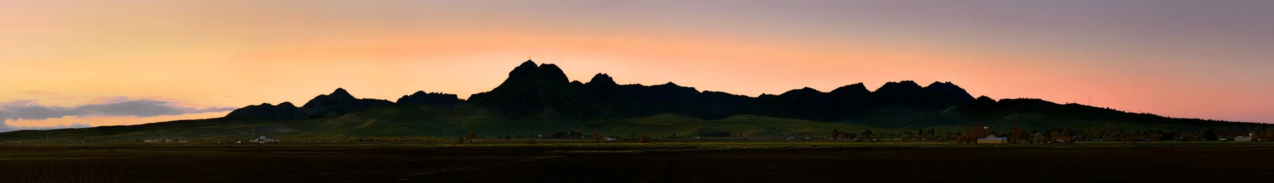 Evening, Sutter Buttes