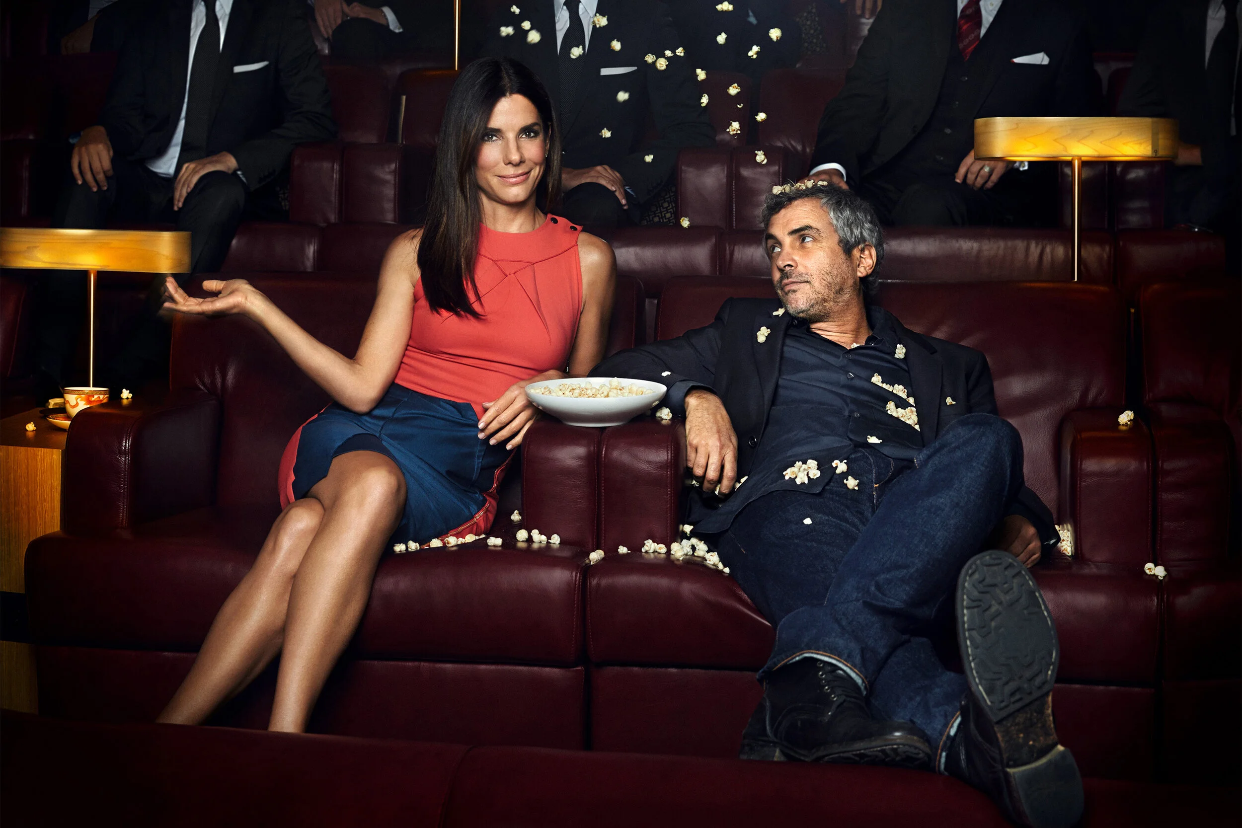 Sandra Bullock & Alfonso Cuarón