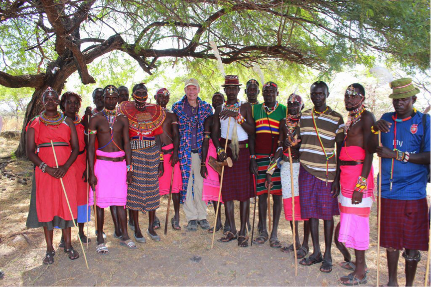 US Ambassador to Kenya Robert Godec with Ruko Conservancy members