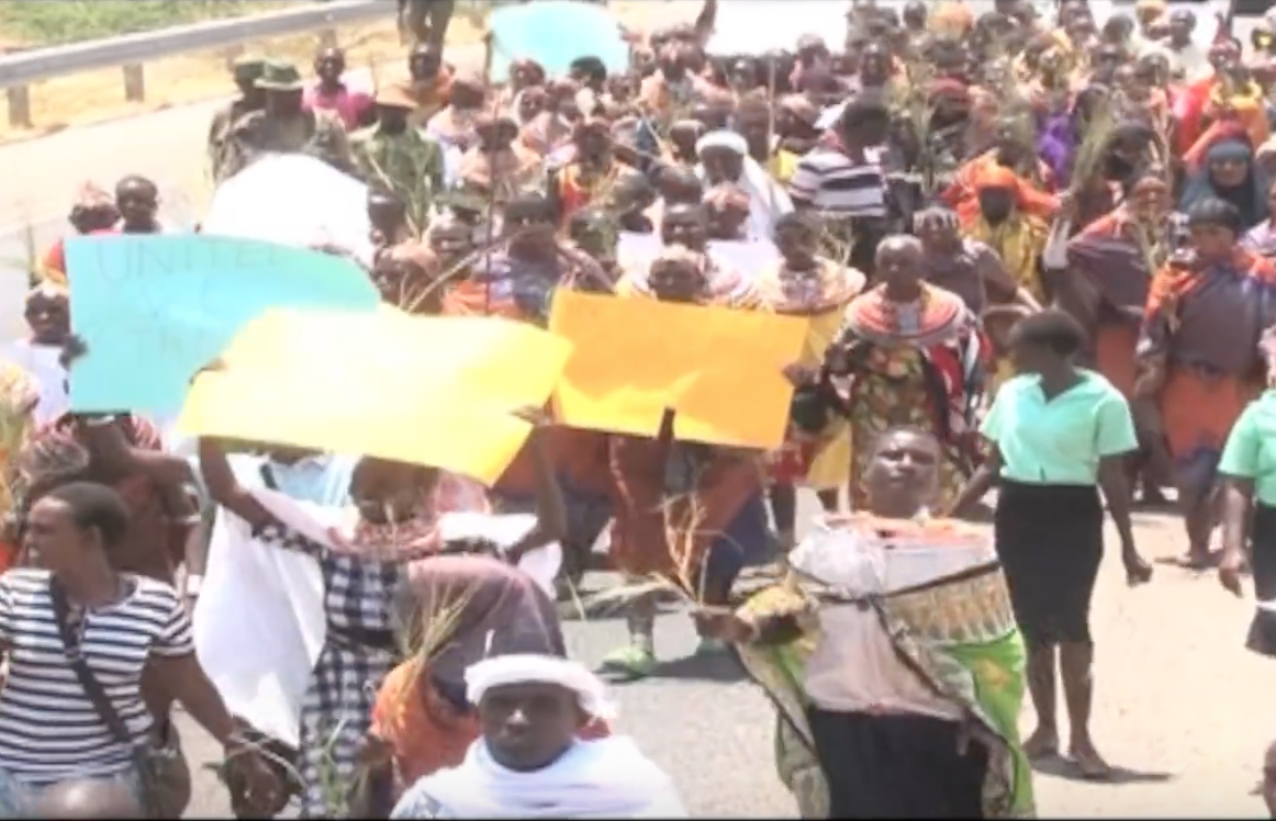 Women Unite! Marching across the Ewaso River for Peace