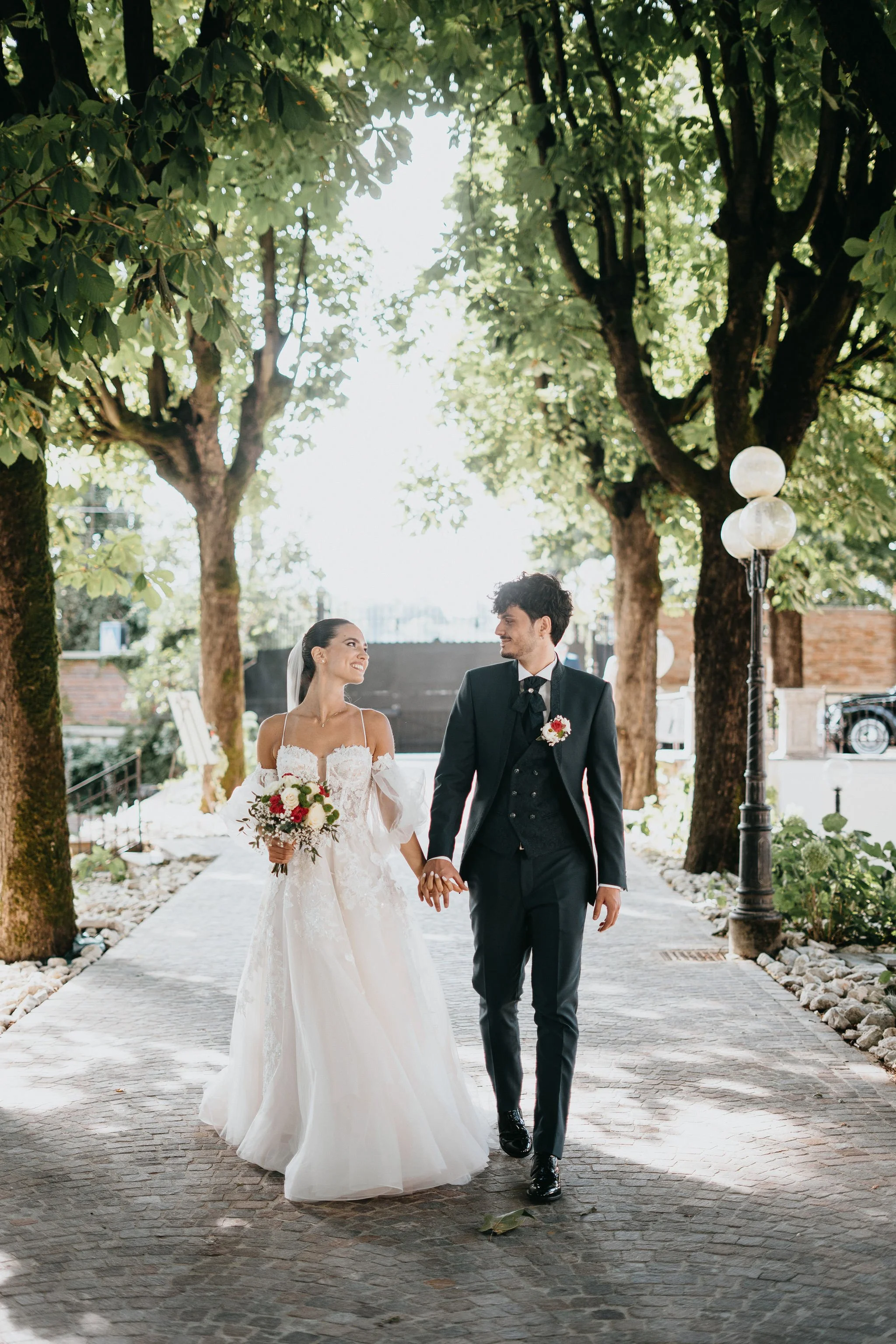 passeggiata sposi giardini la pergola
