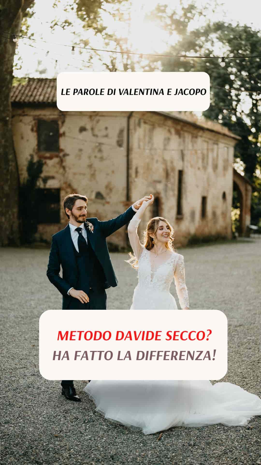 Testimonianza video sposi al Castello di Piovera