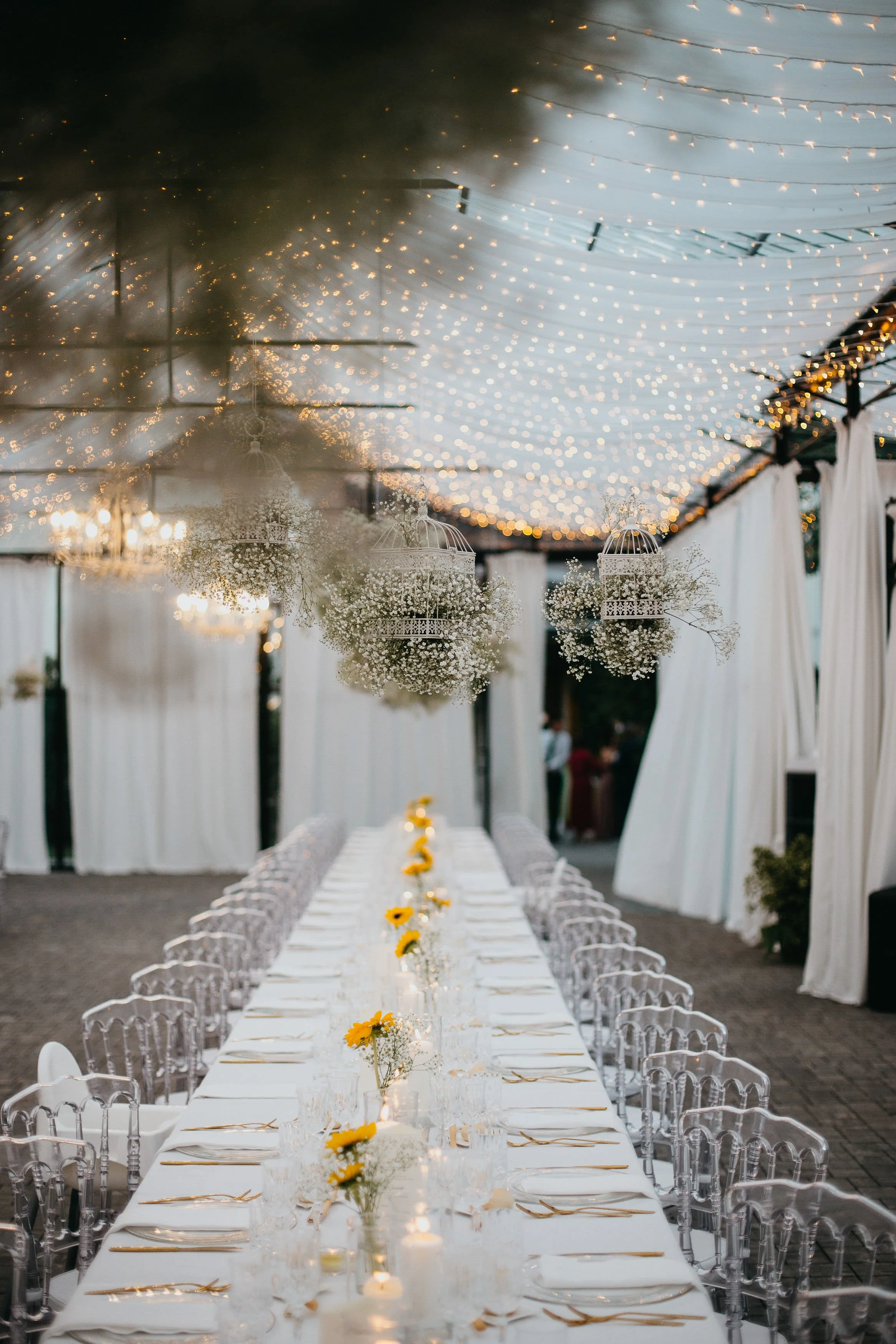 cena matrimonio serra giardini la pergola