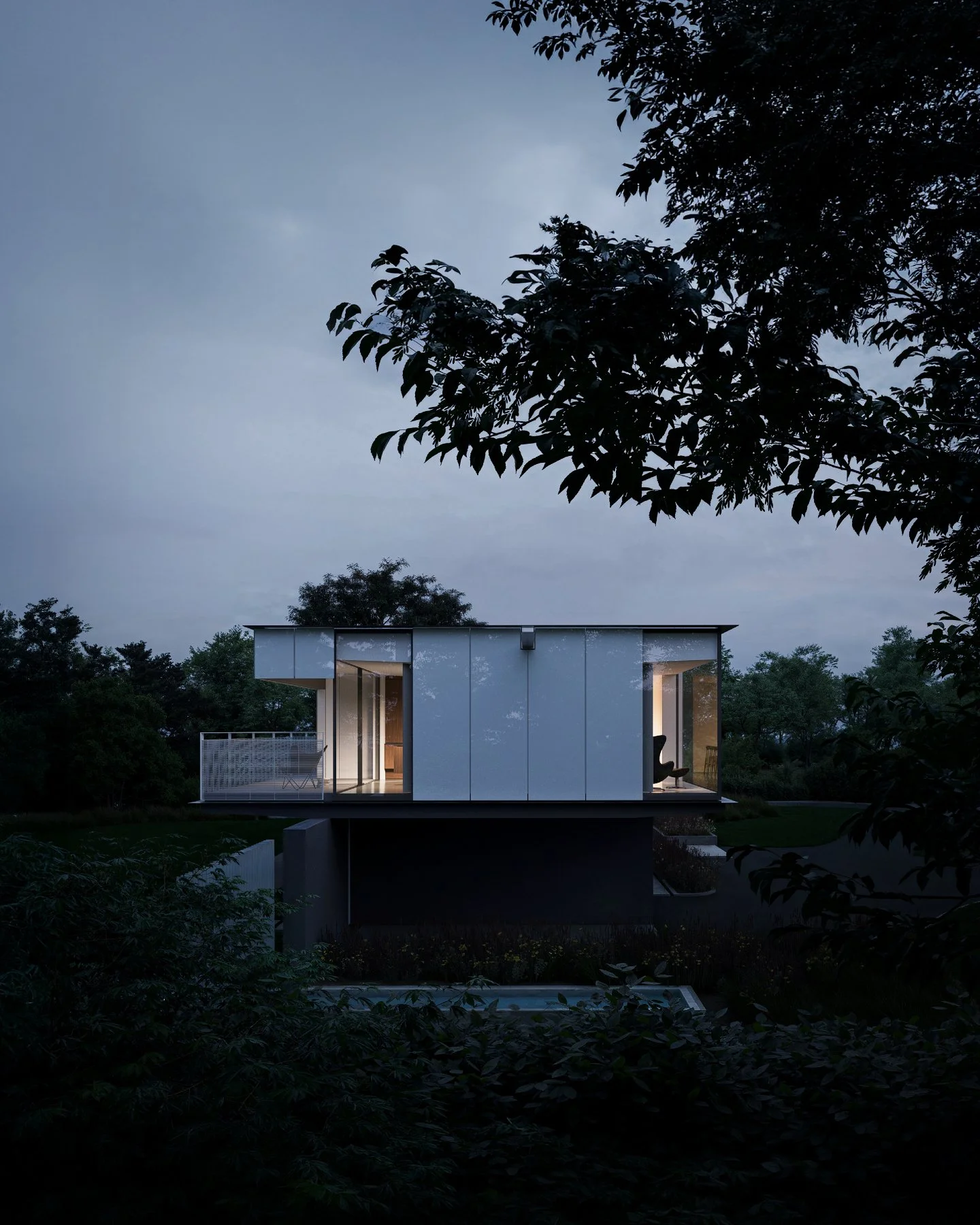 Falsterbo House has now begun on site along the Northumberland coast.

Ground broken. First slab poured. A new chapter begins for this mid-century home.

Set beneath a vast northern sky overlooking the North Sea, the project protects the clarity of t