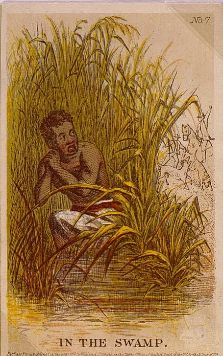  For an enslaved person, running away was a scary and very dangerous business. You had to not only survive cold nights in hiding, but dodge the many people on the lookout for you. For people who’ve never been a day off of the plantation where they gr