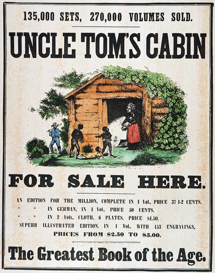 One of the many promotional posters for Harriet’s best-selling novel. (Wikicommons)