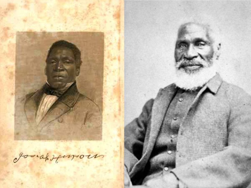 Josiah Henson helped inspire the narrative for Uncle tom’s Cabin and was always proud to have served as her Uncle Tom because, as he put it, “I believe her novel was the beginning of the glorious end.”   Wikicommons  