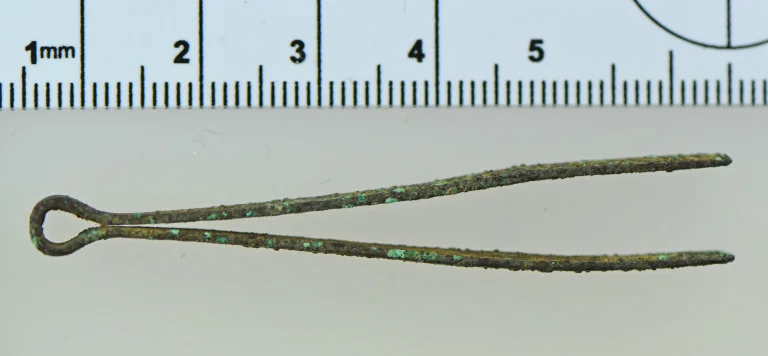 Small bronze tweezers with rounded head from tomb E'05 7 at Esna. They look pretty familiar, no? Courtesy of the National Museums in Liverpool.