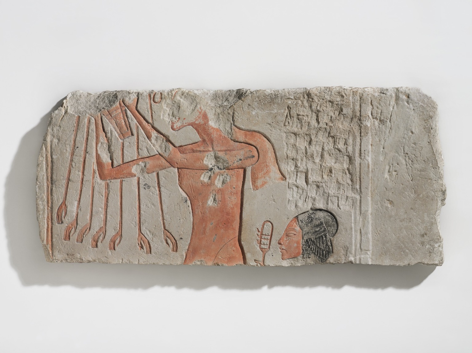 Akhenaten and his daughter offering of the sun. As you do.