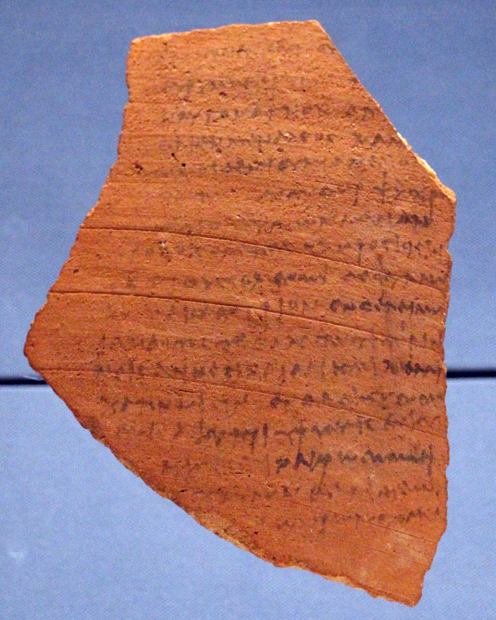 These clay pot jottings show us how much people liked her work.