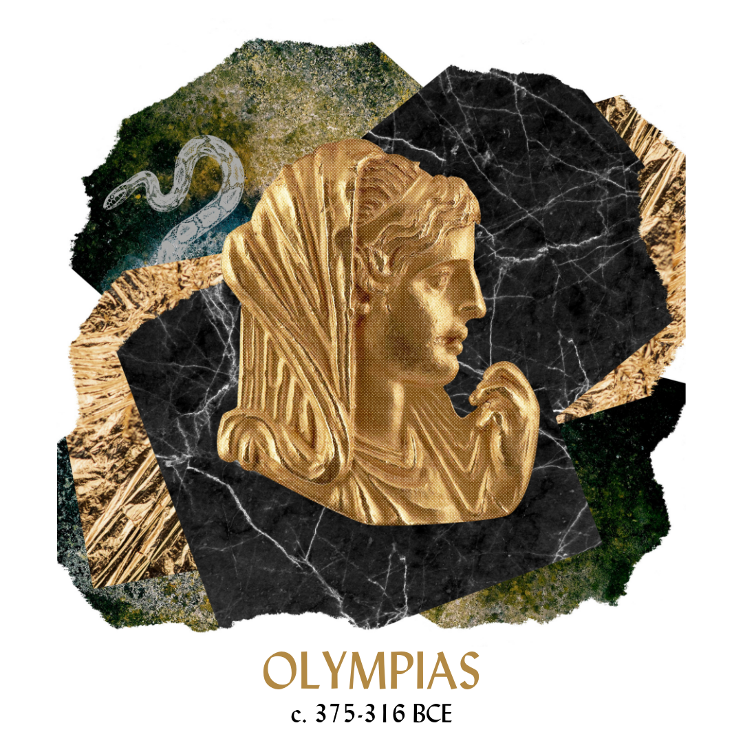 Isn’t she delightful? Get this epic Olympias collage as a greeting card or art print: just clink the Merchandise tab and go on over to my Etsy shop!