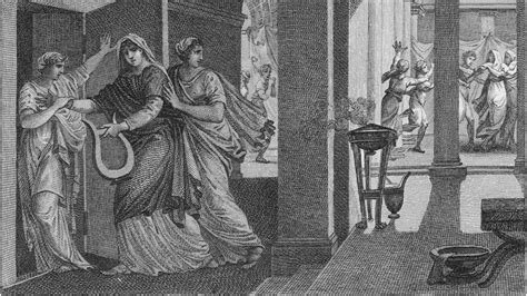 Clodius has been found out in the background in this deptiction of the Bona Dea Scandal by Augustyn Mirys. Wikicommons.