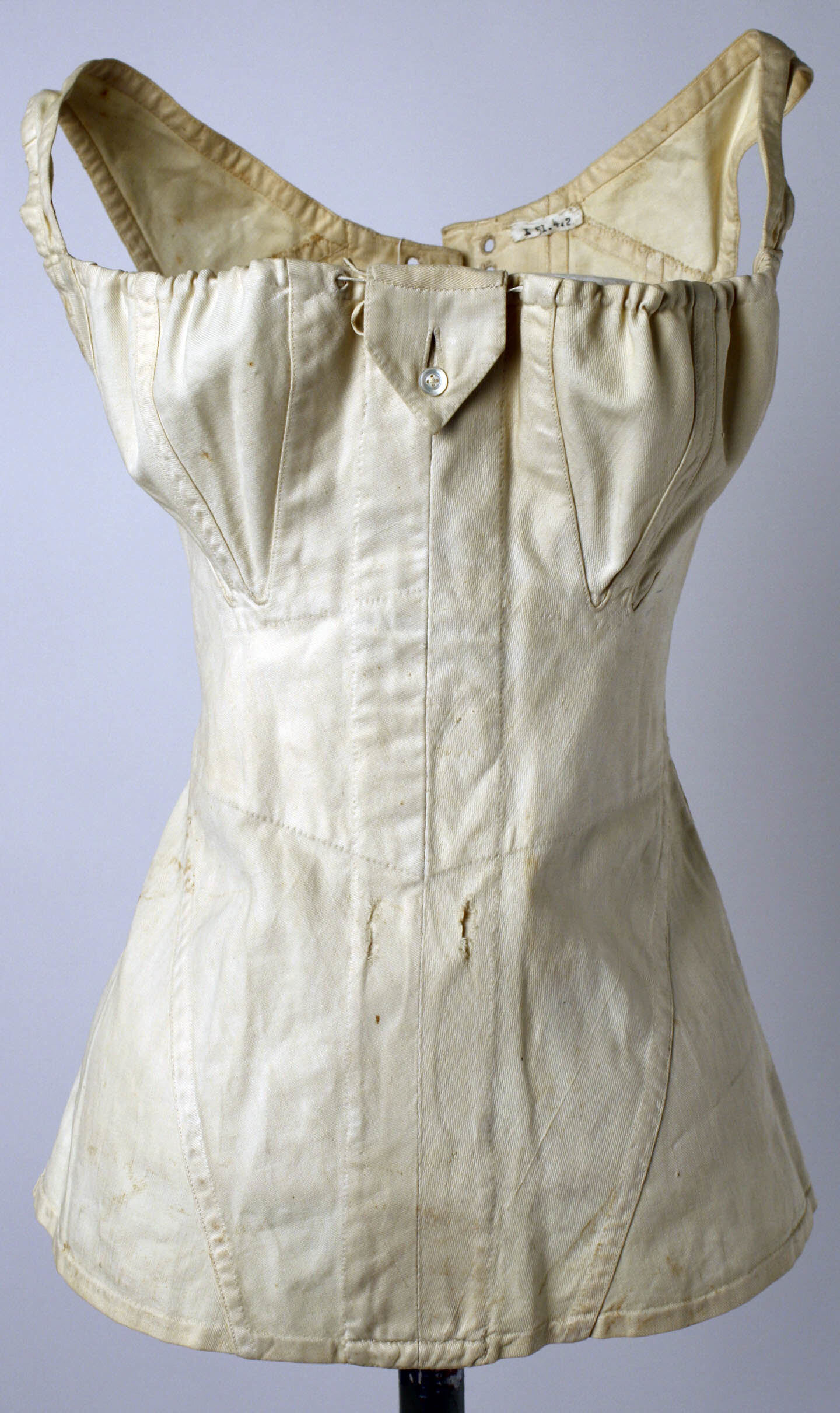 American corset, cotton, 1811.