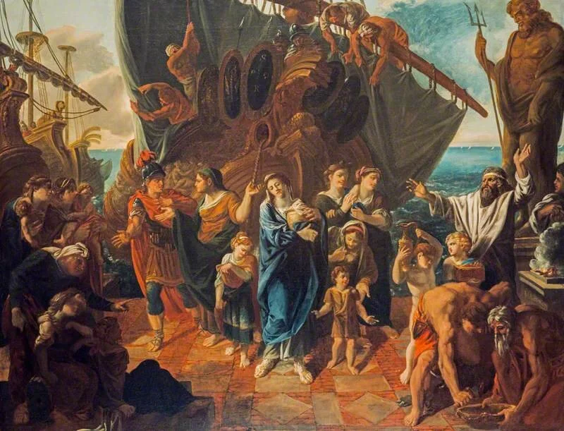 Agrippina Landing at Brundisium with the Ashes of Germanicus_Alexander Runciman_1871_National Galleries of Scotland, Scottish National Gallery.jpg