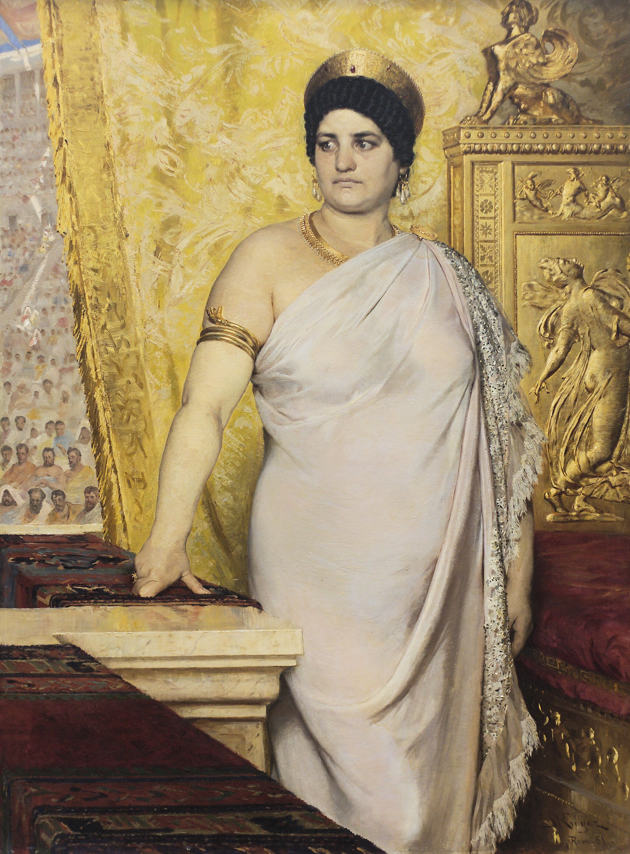 A portrait of Messalina