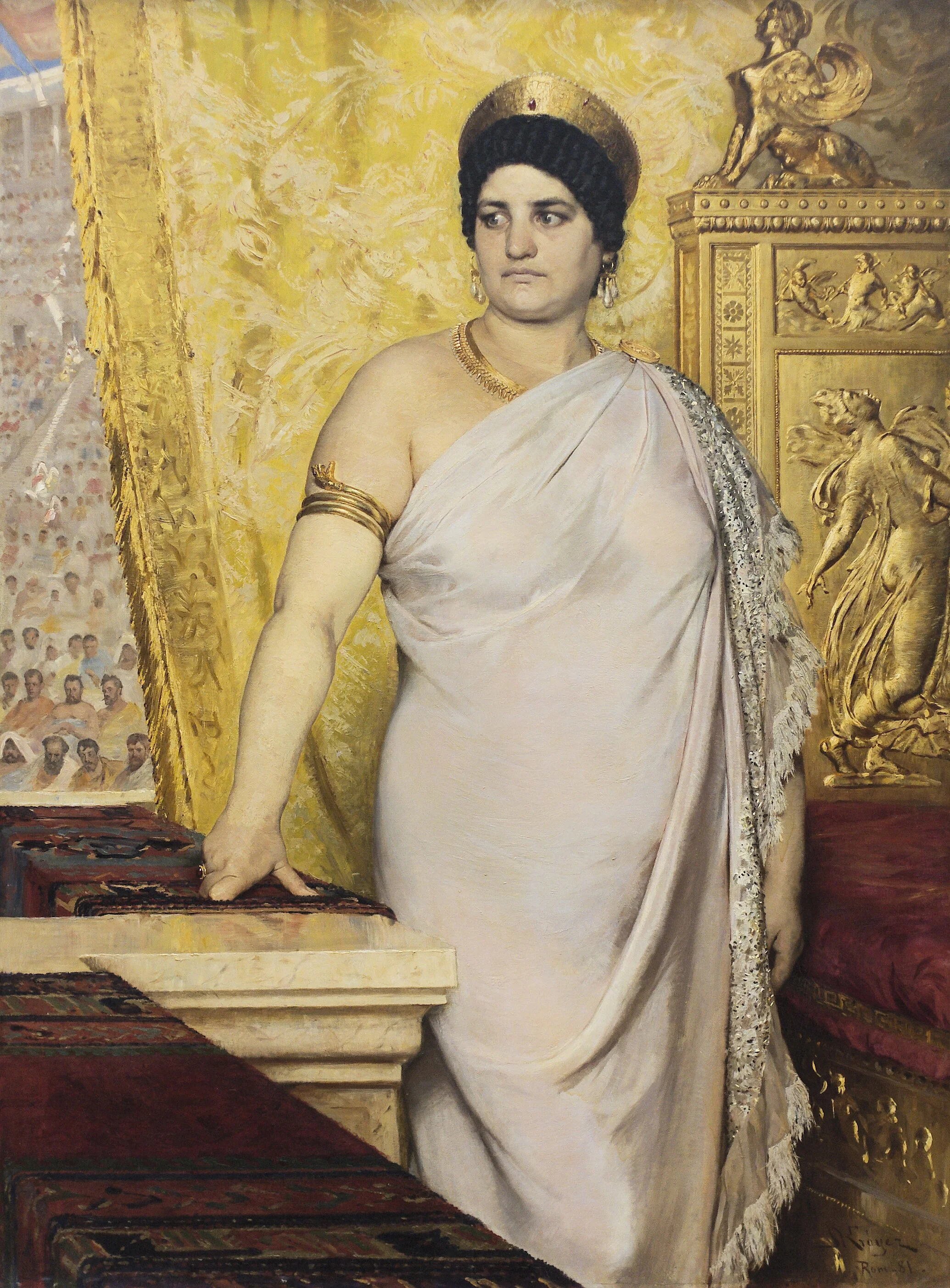 A portrait of Messalina