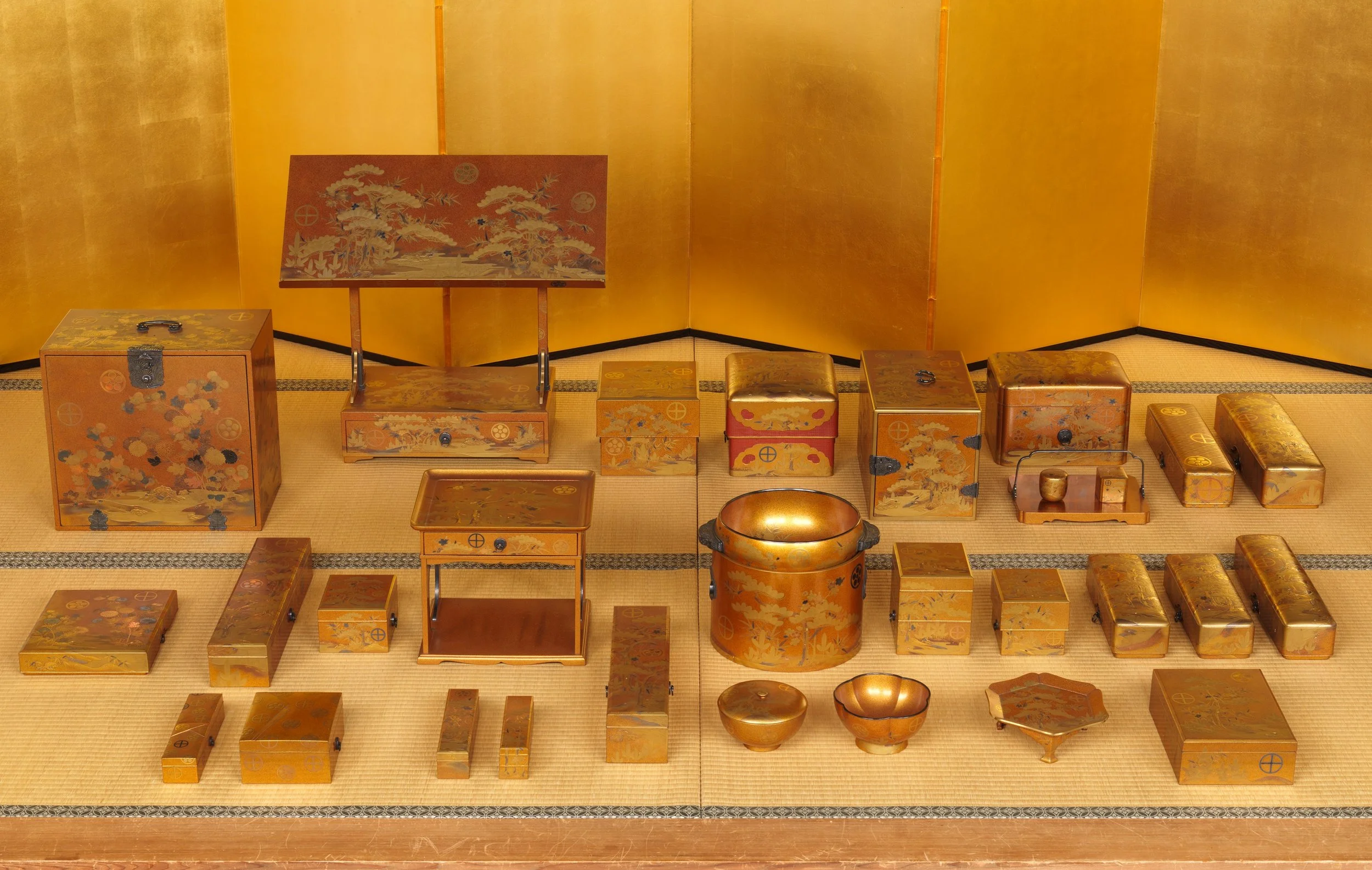 Part of a fancy Japanese trousseau