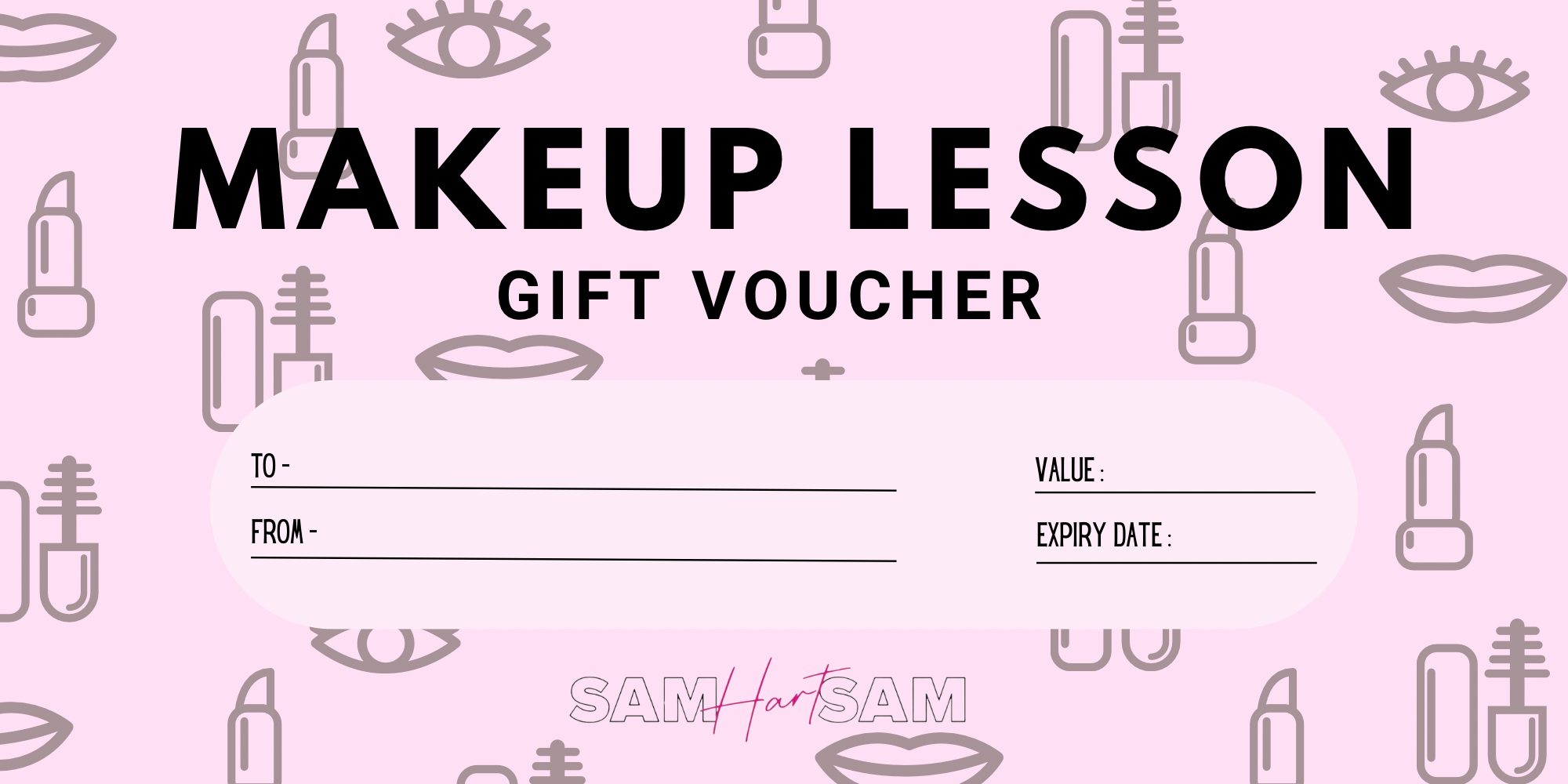 Full makeup lesson voucher with Free brush set