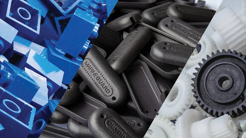 3D Printing vs Injection Moulding vs CNC Machining, comparing manufacturing processes