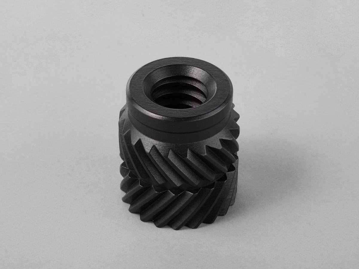 SLS_PA12_Nylon_3D_printing_SatinBlack_Threaded_Insert_Oversize_Black_Vibro.jpeg