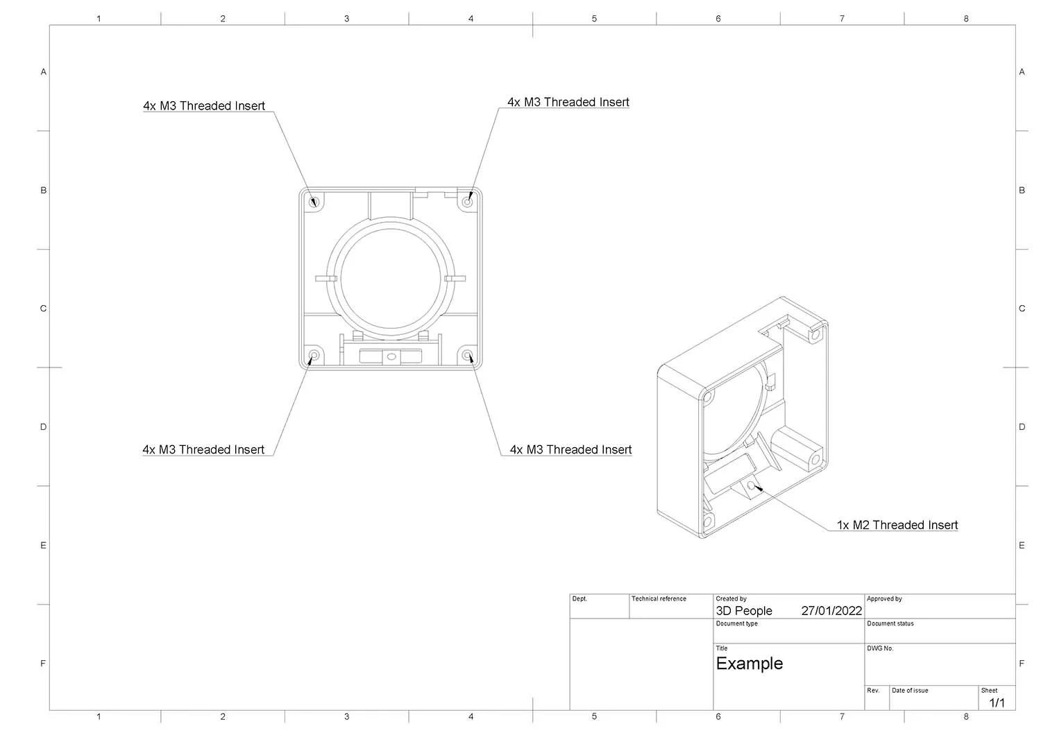 Threaded Inserts for 3D printing — 3D People UK