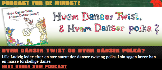 Nu som podcast Igennem længere tid har DR haft historien om Lille Ludvig i rotation på Radio Ramasjang. Det er nu muligt at podcaste hele historien i 7 afsnit . Jeg har indtalt fortællerstemmen og en lille håndfuld andre stemmer; Marie Keis Uhre har skrevet og tegnet historien og hun har også skrevet den fantastiske musik til, som bliver spillet og sunget af en række af landets bedste musikere.
Enjoy!