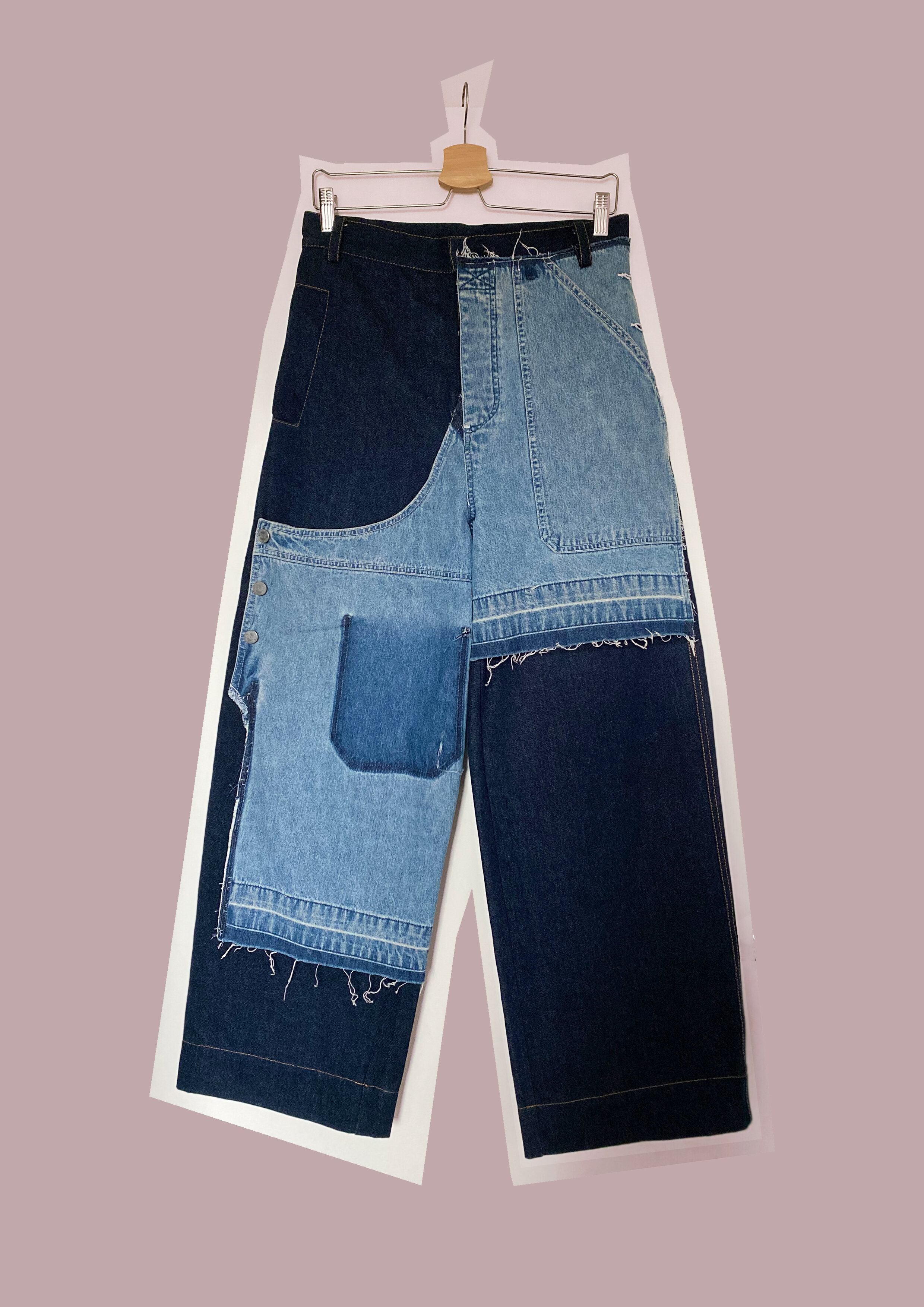  Reworked dungaree jeans 