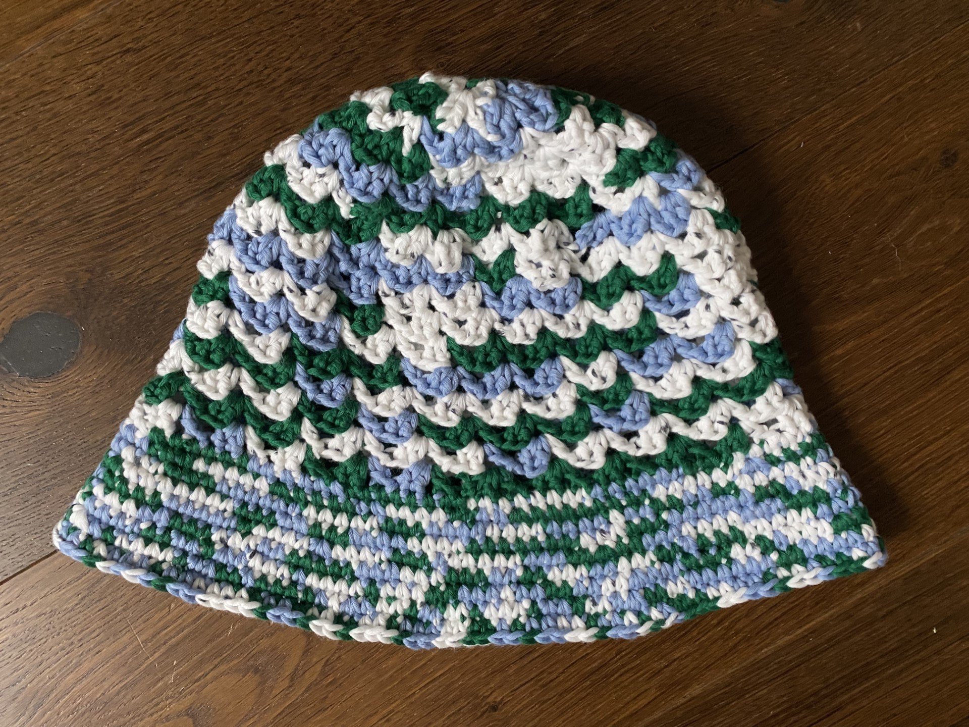  Crochet hat for Due Diligence 