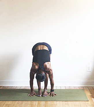 uttanasana.
