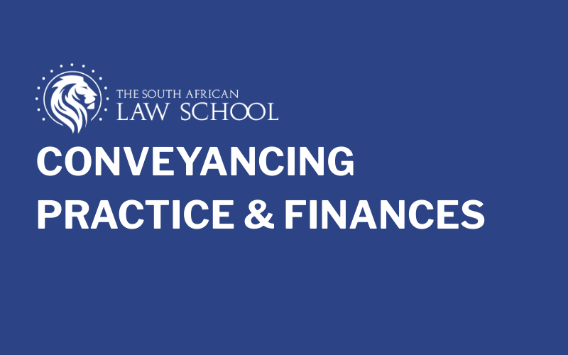 Conveyancing Practice &amp; Finances