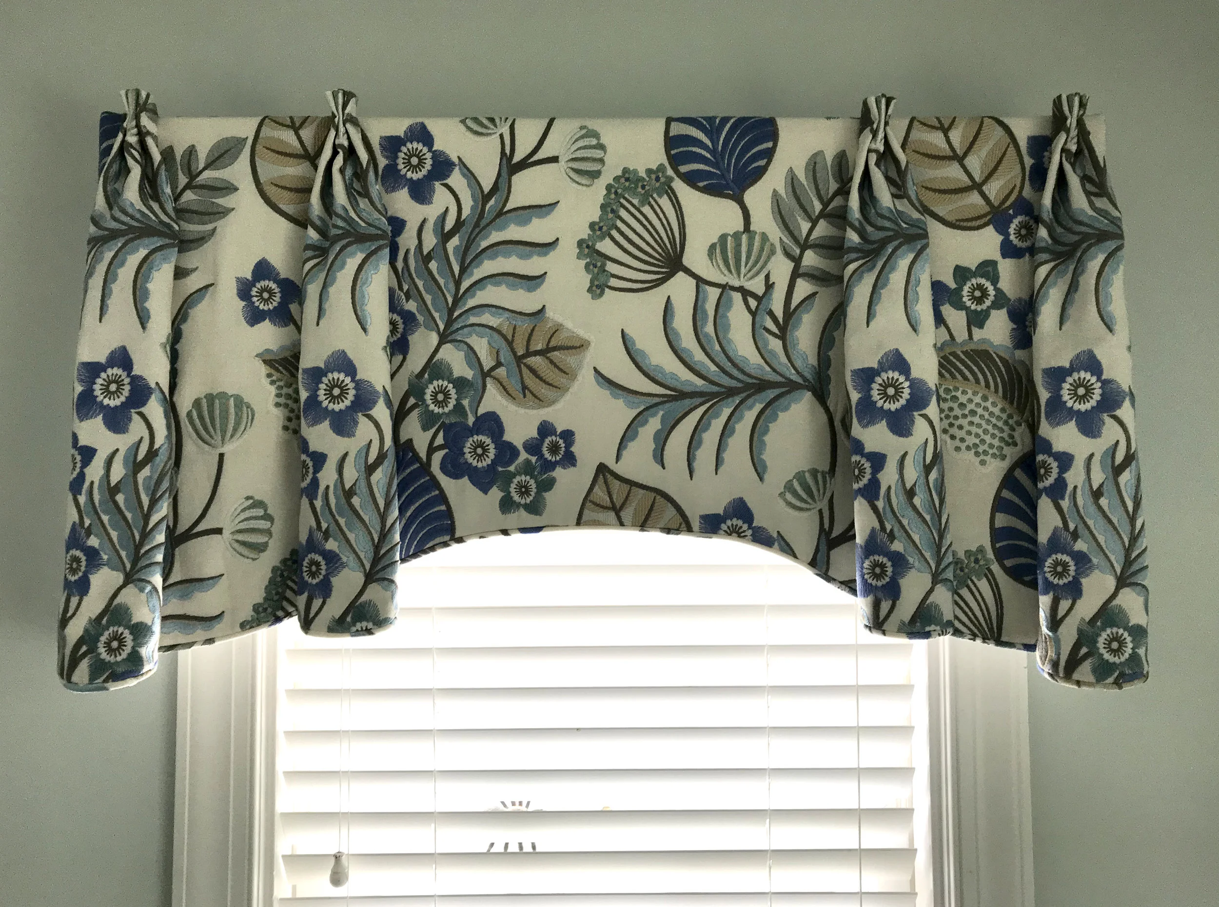 Custom Valance for Kathy Corbet Interiors
