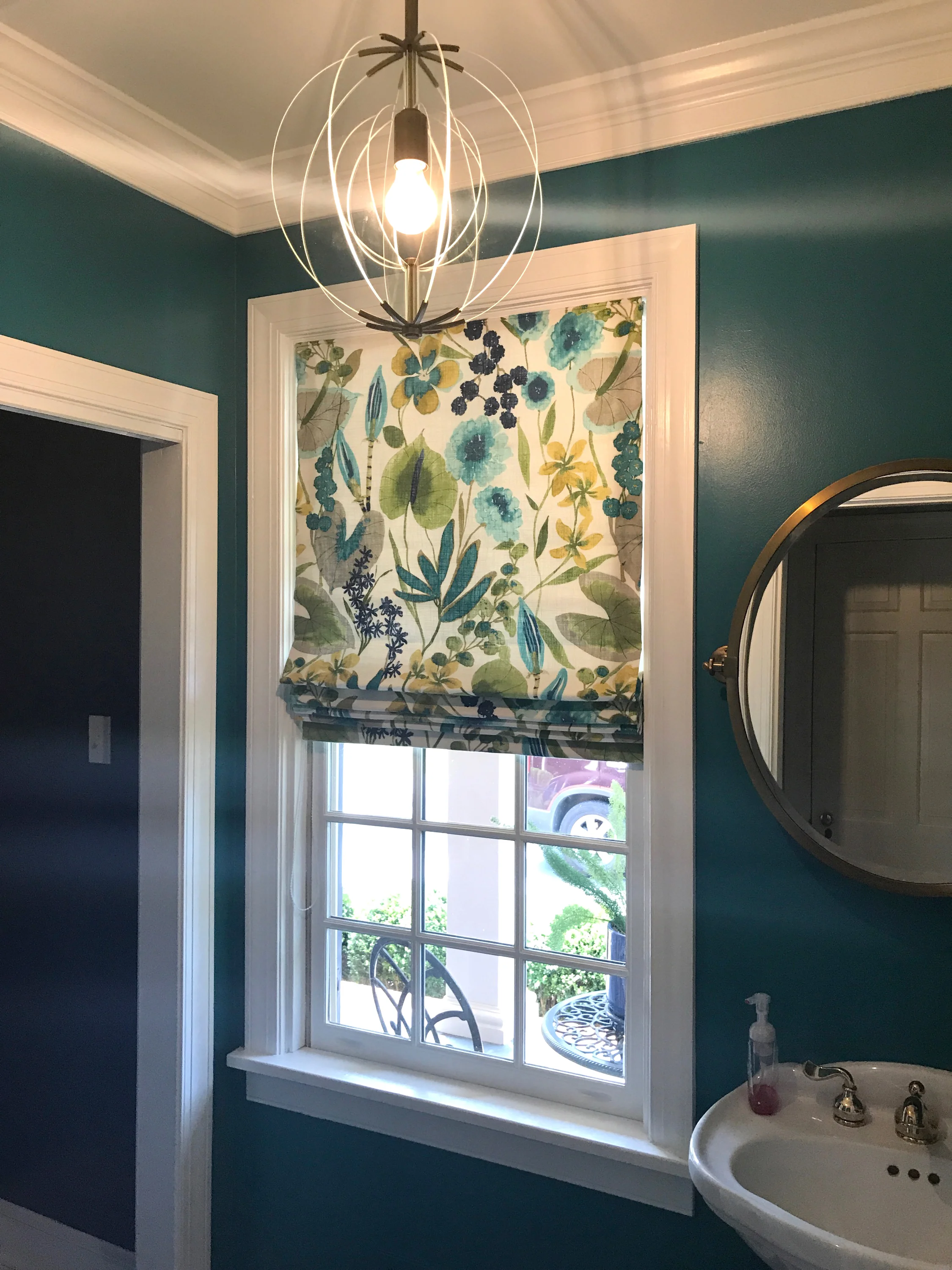 Functioning Roman Shade for Tracy deShazo Interiors