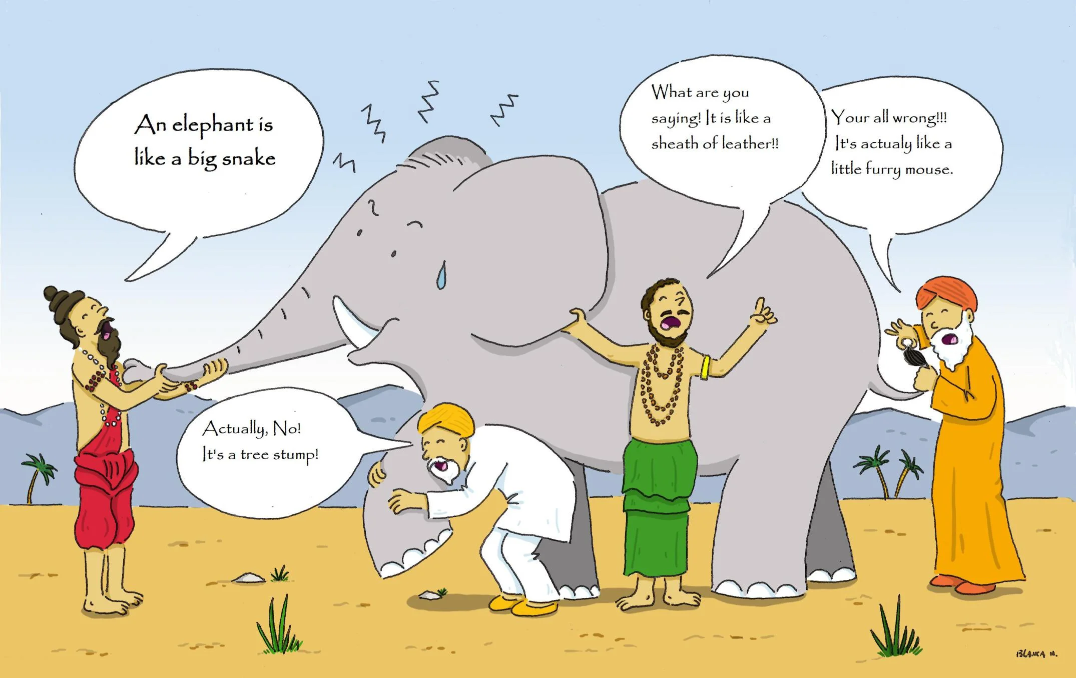 The Blind Men and The Elephant, Via Wild Equus