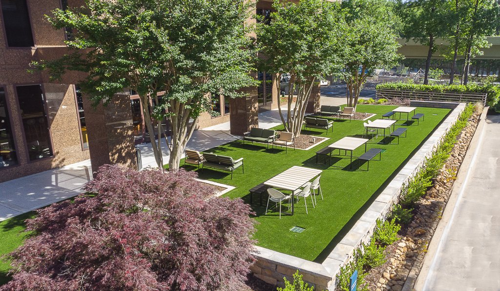  Outdoor Greenspace with Ample Seating 