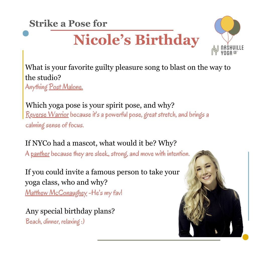 Happy Birthday, Nicole! 🥳🎈🎂

#whenitsright #sweatyhugs #nashvilleyogaco #nashvilleyoga #nashvilleyogacommunity #nashyogaco #nashvilleyogastudio