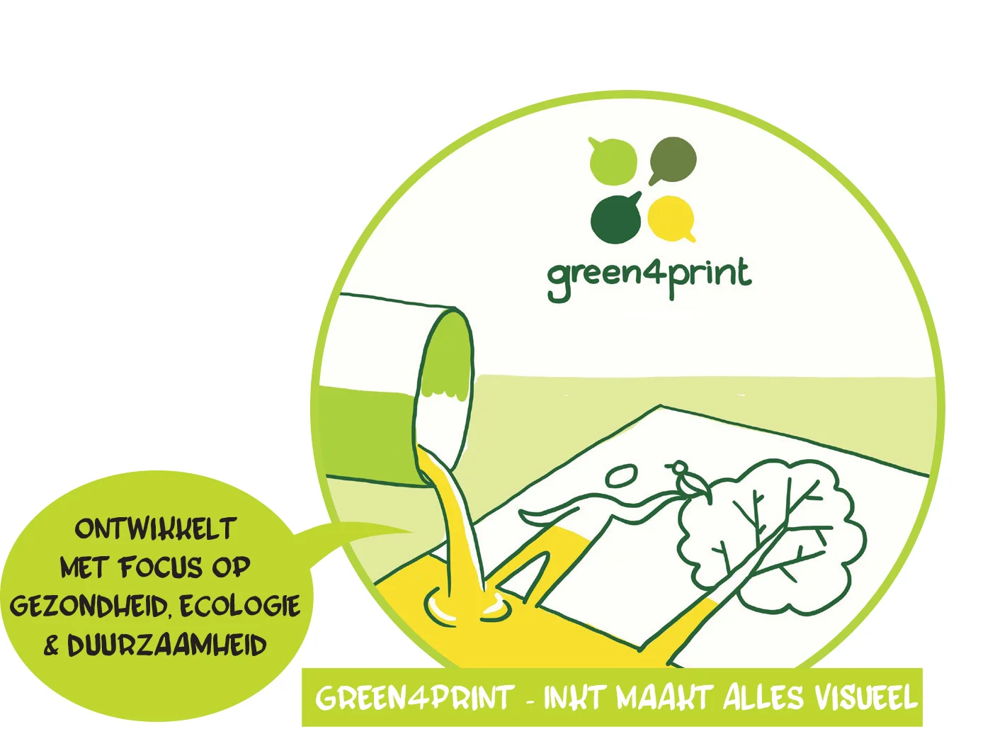 …Green4Print ging voor Eik…