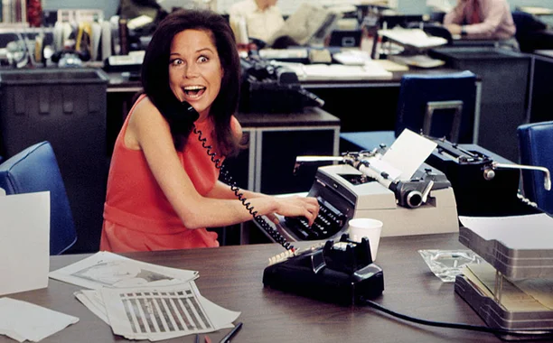 "Busy? Me? Nooooo!" Us, as represented by Mary Tyler Moore.
